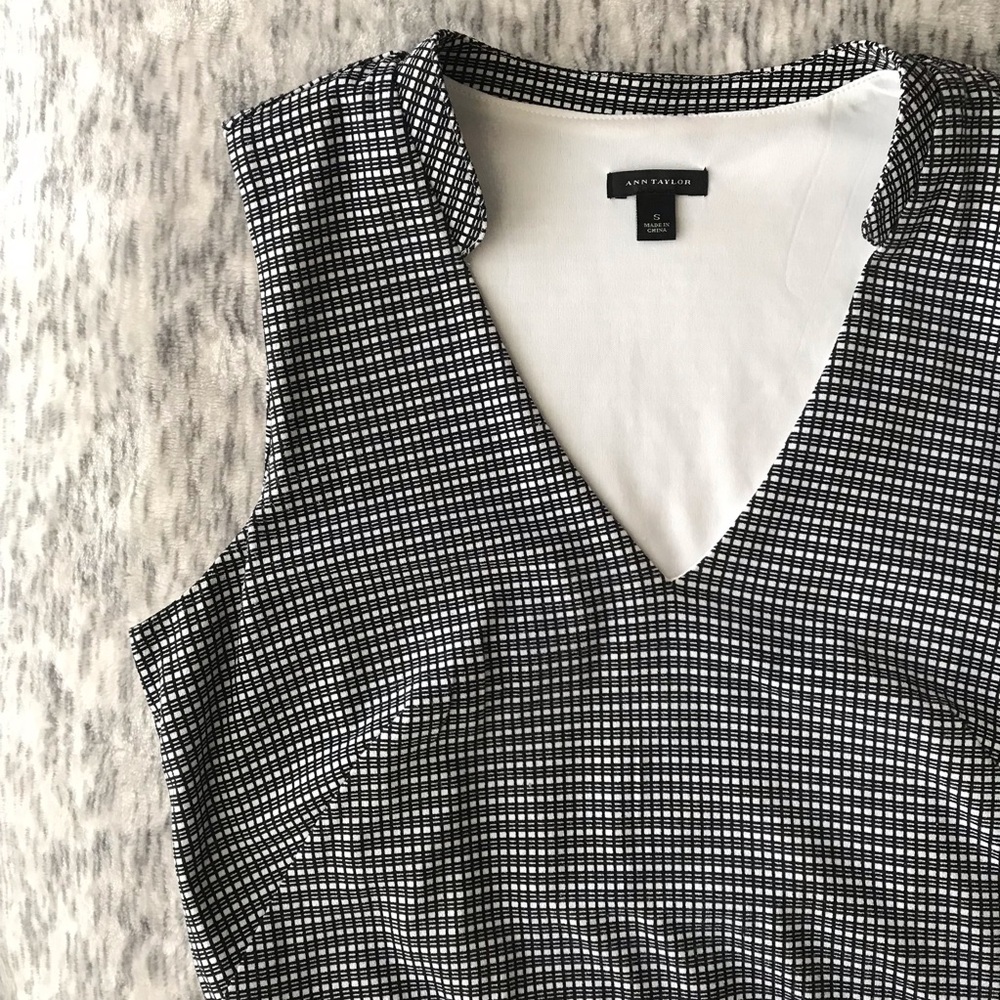 Ann Taylor Black & White Dress